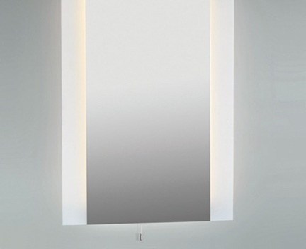 Koupelnové podsvícené zrcadlo Fuji | vnitřní zásuvka |  500 x 620 mm