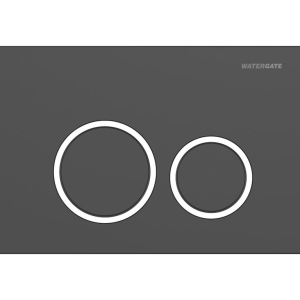 Ovládání WC modulu Watergate Pro | černá mat/chrom