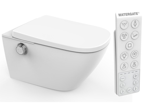 SET - WATERGATE INTEGRA závěsná | Plus Premium CUBE | sušení | bílá