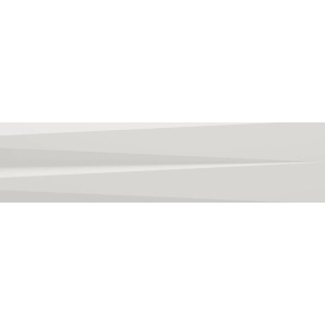 Obklad Stripes Transition Ice white | bílá | 75x300 mm | lesk