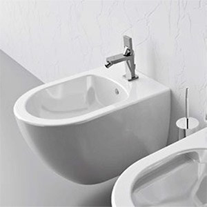 Bidet SANIBOLD | závěsný | 365 x 510 x 335 | bílá