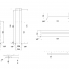 Radiátor Rosendal | 266x950 mm | stříbrná strukturální mat