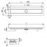 TECElinus |  sprchový profil | 900mm | s roštem pro vložení dlažby