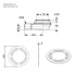 FLEXIA vaničkový sifon | průměr 90 | DN40 | kruhová krytka bílá