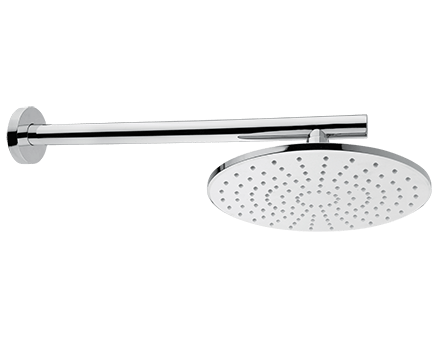 Sprchová hlavice MIRAME Ø 300 mm se sprchovým ramenem | závěsná nástěnná