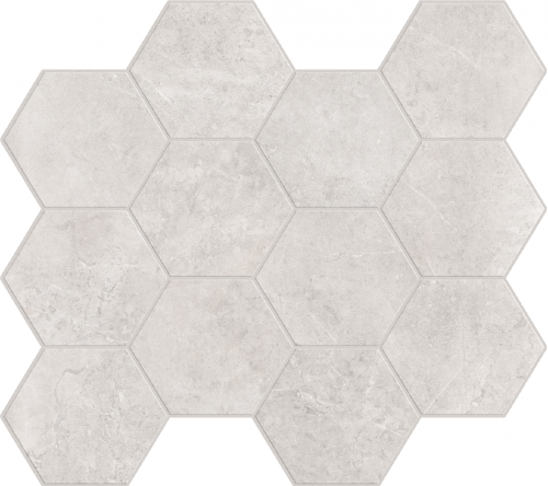 Hexagon Evostone Ivory | 300x340 | mat