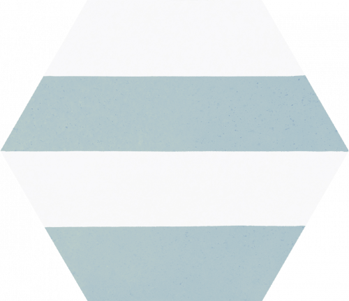 Dlažba Porto Capri Aqua Hex. | 220x250 | mat