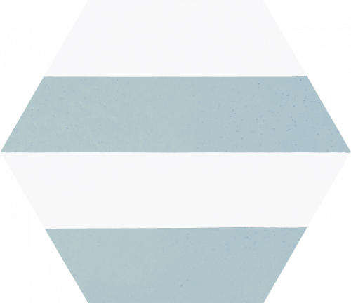 Dlažba Porto | Capri Aqua Hex. | 220x250mm | mat