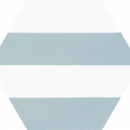 Dlažba Porto Capri Aqua Hex. | 220x250 | mat