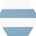 Dlažba Porto Capri Blue Hex. | 220x250 | mat