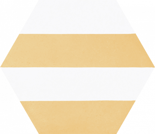 Dlažba Porto Capri Yellow Hex. | 220x250 | mat