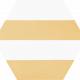Dlažba Porto | Capri Yellow Hex. | 220x250mm | mat