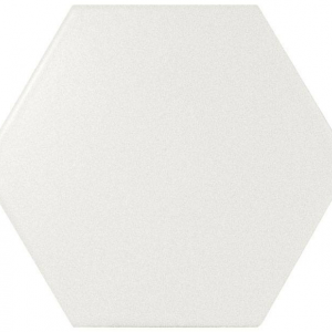 Obklad Scale White | bílá | 124x107 mm | mat