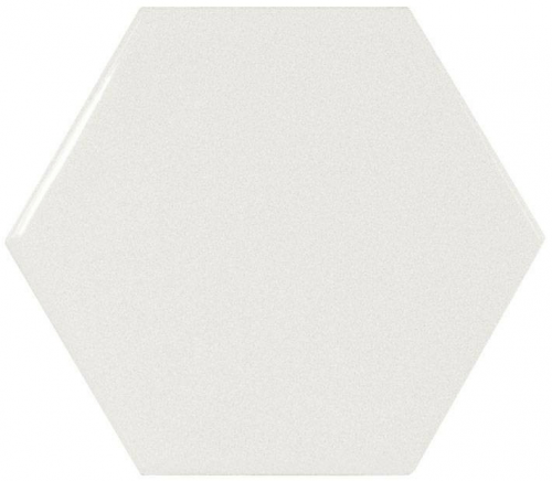 Obklad Scale Hexagon White | 124 x 107 | lesk