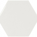 Obklad Scale Hexagon White | 124 x 107 | lesk