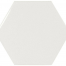 Obklad Scale Hexagon White | 124 x 107 | lesk