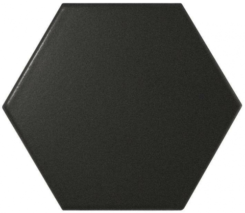 Obklad Scale Hexagon Black | 124 x 107 | mat