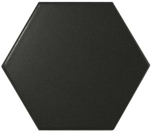 Obklad Scale Black | černá | 124x107 mm | mat