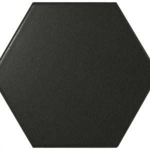 Obklad Scale Black | černá | 124x107 mm | mat
