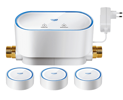 [VYŘAZENO styleplus.cz] GROHE Sense Guard Inteligentní ovladač vody + 3 x inteligentní snímač vody