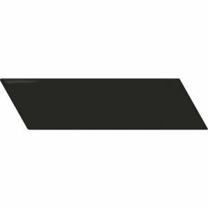 Obklad Chevron Wall Black | černá | 186x52 mm | mat