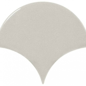 Obklad Scale Light grey | šedá | 106x120 mm | lesk