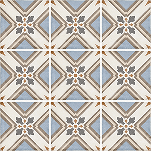 Dlažba Art Nouveau TURIN COLOUR | 200x200 | mat