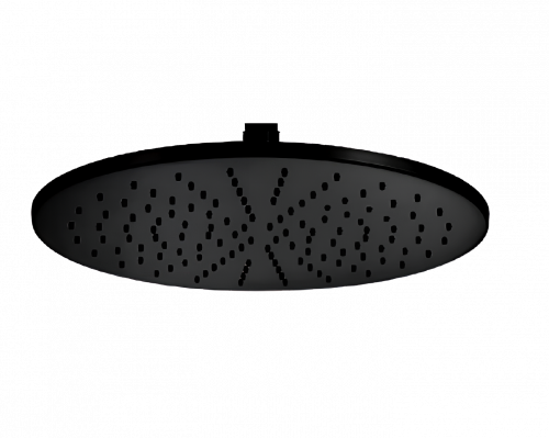 Sprchová hlavice Jazz | závěsná | Ø 300 mm | kruhová | černá mat