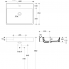 Umyvadlo CENTO 600 x 450 x 125 | závěsné nebo na desku | s otvorem pro baterii