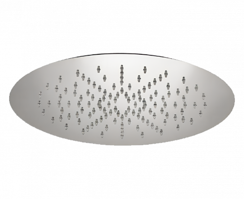 Vestavná sprchová hlavice | kruhová Ø 340 mm | chrom broušený
