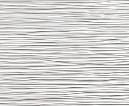 Obklad 3D WALL Wave White | 400x800 | lesk