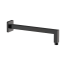 Sprchové rameno  - 300 mm | chrom černý broušený