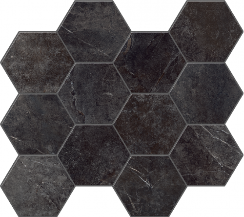 Dlažba Evostone Graphite | černá | 300x340 mm | mat