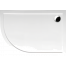 Sprchové vaničky z litého mramoru | RENA R55 R | 1000 x 800 | bílá