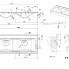 Dvojumyvadlo NADJA 1200 x 500 x 100 | na desku nebo závěsné