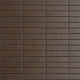 Mozaika Lines Brown | hnědá | 316 x 316 mm | mat