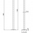 Výtoková hubice MIRAME 1100 mm | umyvadlová | solitérní