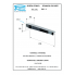 Umyvadlová a vanová výtoková hubice CLASS LINE | 230 mm | černá mat