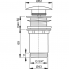 A395 | Výpusť umyvadlová click/clack 5/4