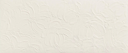 Obklad 3D Wall Plaster Bloom White | 500x1200 | mat