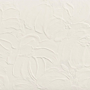 Obklad 3D WALL PLASTER Bloom White | bílá | 500x1198 mm | mat