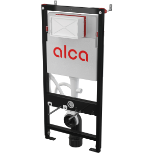 Alcadrain montážní prvek s univerzálním připojení WC s bidetovou funkcí | ovládání zepředu | 1120