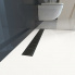 Liniový podlahový žlab | 850 | černá | Simple