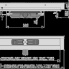 APZ116 Wall Low | Podlahový žlab s okrajem pro plný rošt a s pevným límcem ke stěně | 950