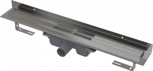 APZ16 | Podlahový žlab s okrajem pro plný rošt a s pevným límcem ke stěně | 950
