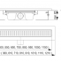 Liniový podlahový žlab APZ1
