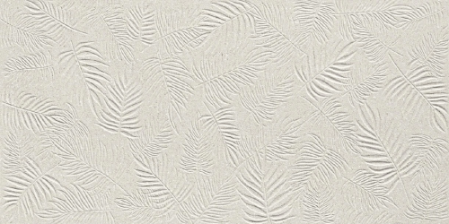 Obklad 3D WALL CARVE Leaf Pearl | bílá | 397x795 mm | mat