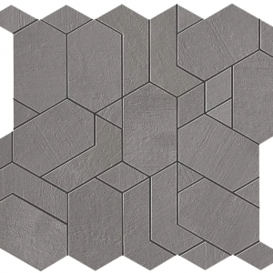 Mozaika Boost Smoke Shapes | šedá | 310x335mm | mat