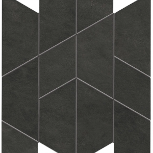 Mozaika Prism Graphite | černá | 310x357mm | silk