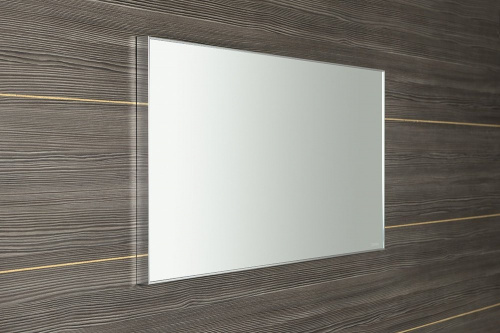 AROWANA zrcadlo v rámu | 1000 x 500 | chrom
